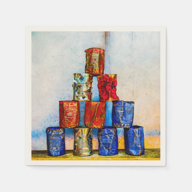 Soup Cans - After The Lunch Napkins (Front)