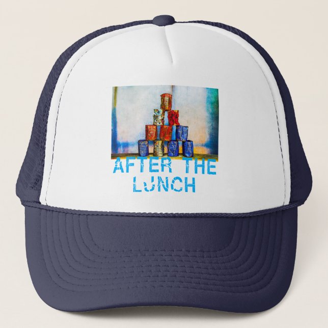 Soup Cans - After The Lunch Trucker Hat (Front)
