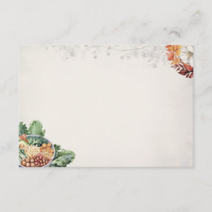 Soup Du Jour Basic Blank Recipe Card