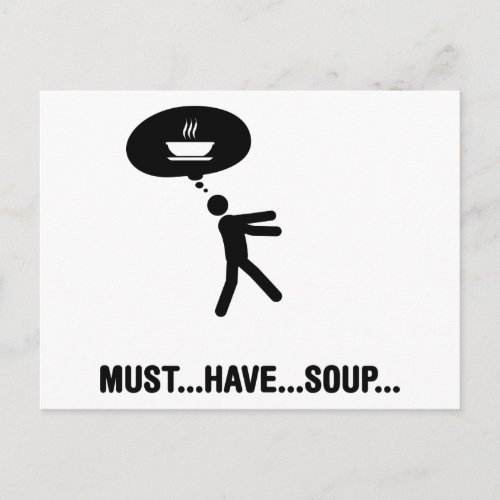 Soup Lover Postcard