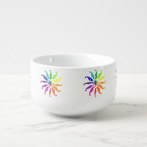 Soup Mug _ Color Wheel Leaves