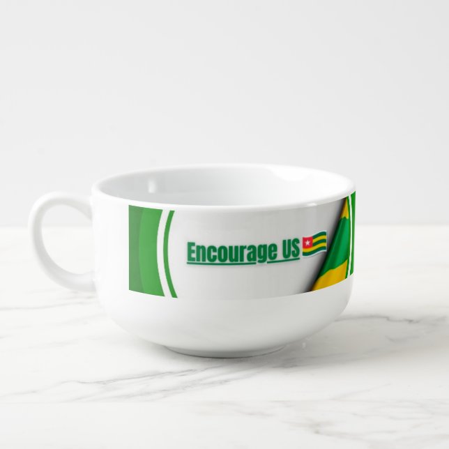 Soup Mug-  Encourage us- Soup Mug (Right)