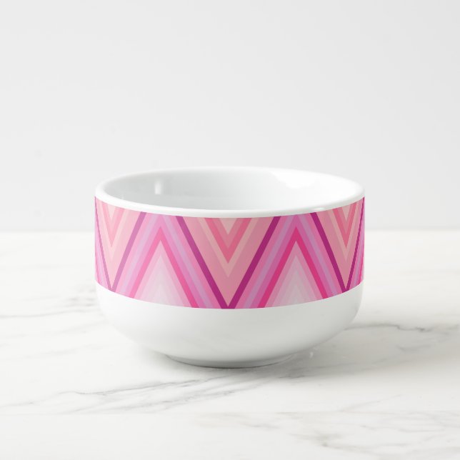 Soup Mug Pink Pastel  (Front)