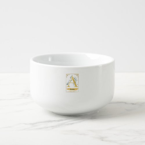 Soup Mug With Customized Name starting with A