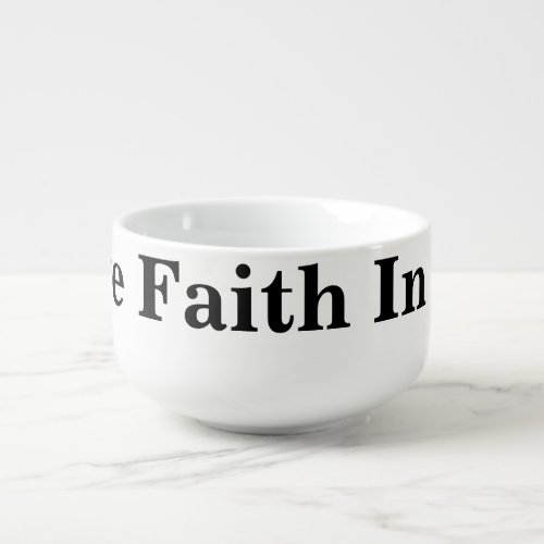 Soup Mug with Holy Bible verse 
