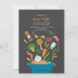 Soup Night Dinner Party Invitations at Zazzle