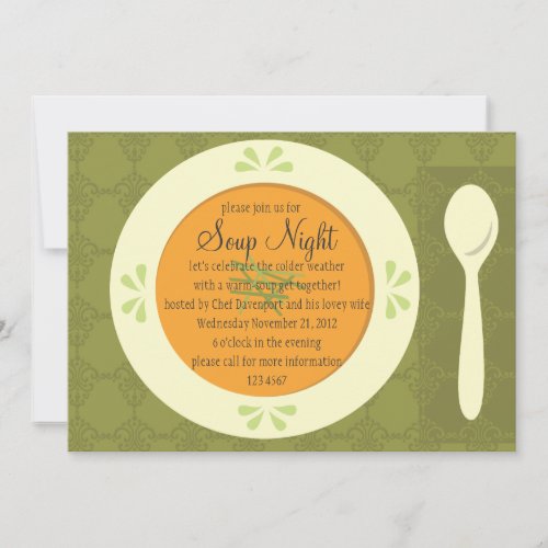 Soup Night Invitation