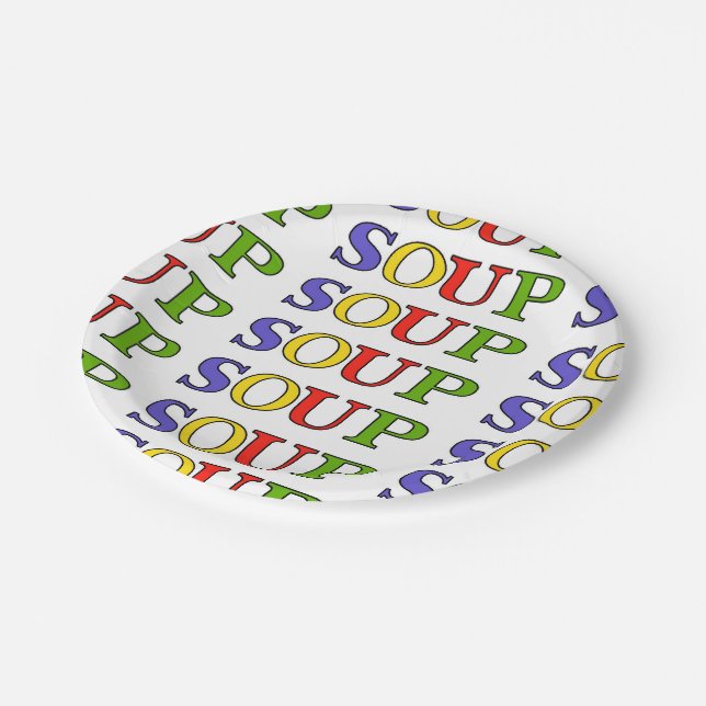 SOUP PAPER PLATES (Angled)