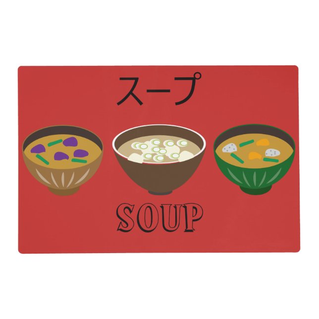 Soup Placemat (Front)