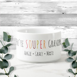 Souper Grandpa Fun Font  Bowl