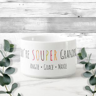 Souper Grandpa Fun Font Bowl