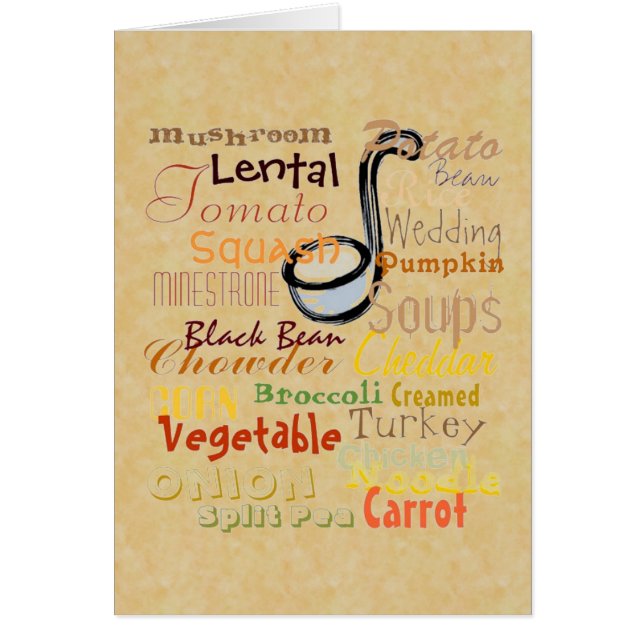 Soups Graffiti Cards (Front)