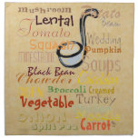 Soups Graffiti Cloth Napkin