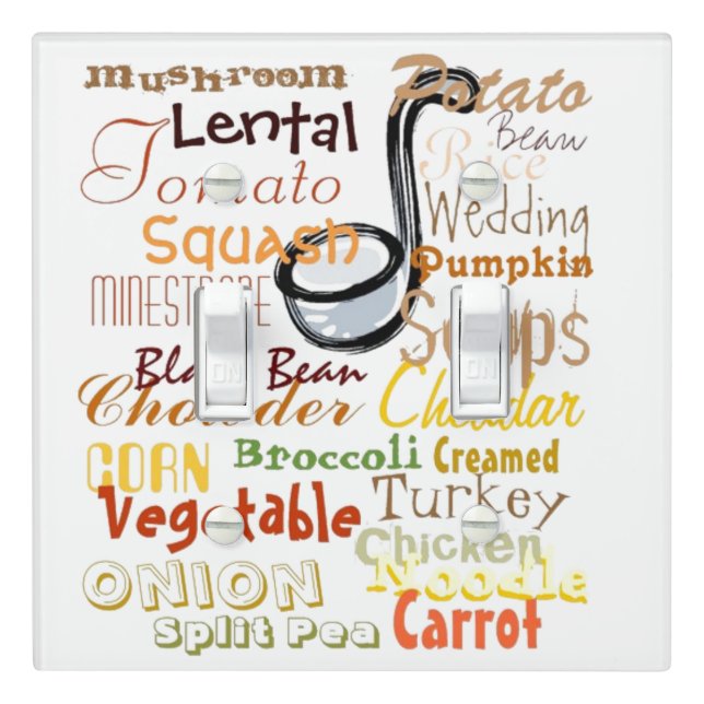 Soups Graffiti Light Switch Cover (In Situ)