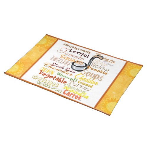 Soups Graffiti Placemat