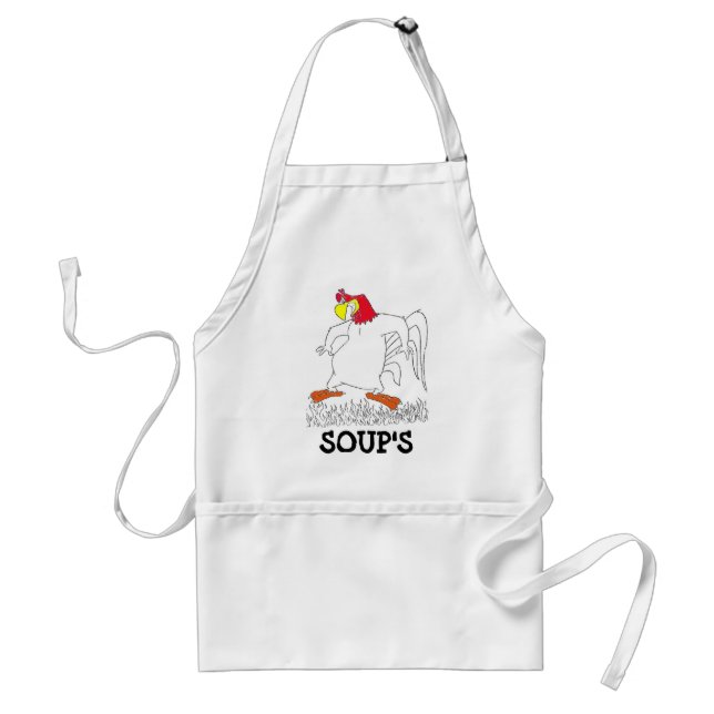 SOUP'S ON!! ADULT APRON (Front)