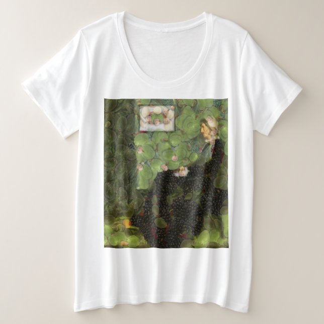 Sour Grapes Fine Art Spoof Plus Size T-Shirt (Design Front)