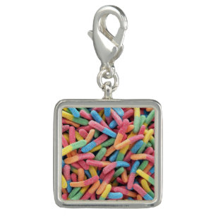 Sour Gummy Worms Charm