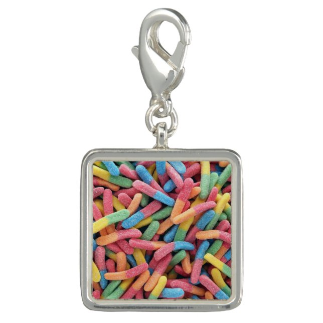 Sour Gummy Worms Charm (Front)