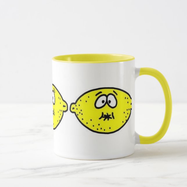 Sour Lemon Face Mug (Right)