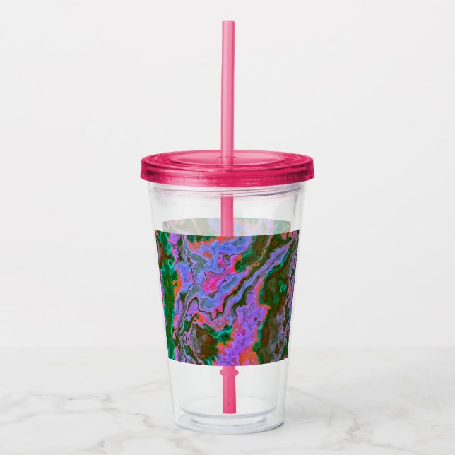 Sour Marble  Acrylic Tumbler (Front)