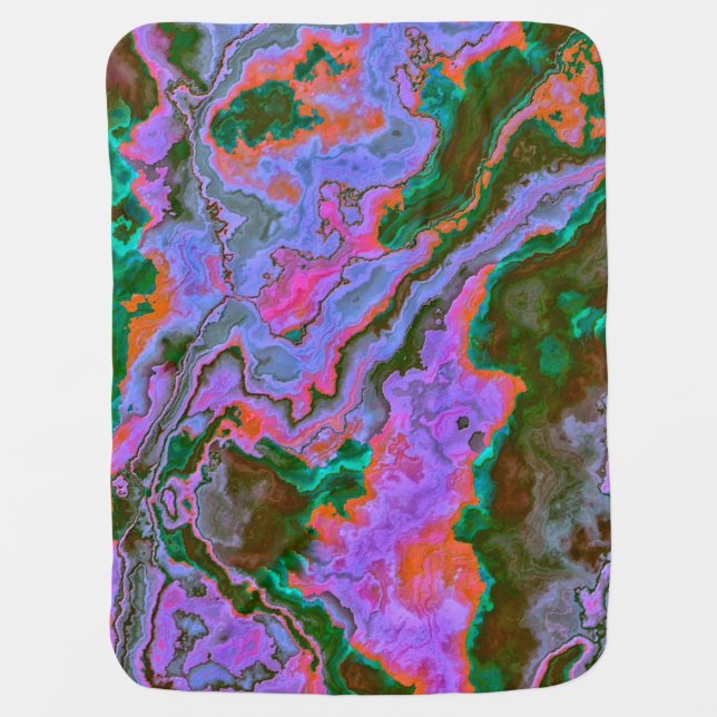 Sour Marble  Baby Blanket (Front)