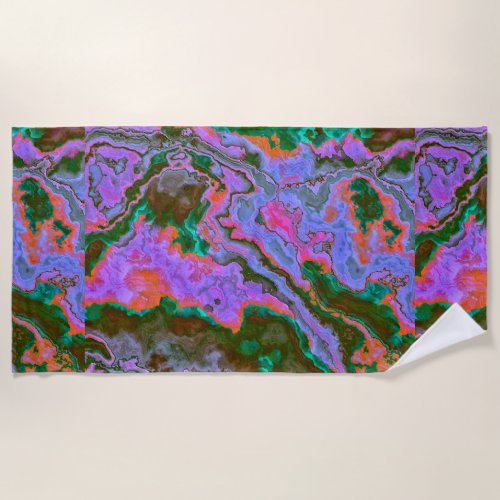 Sour Marble  Beach Towel