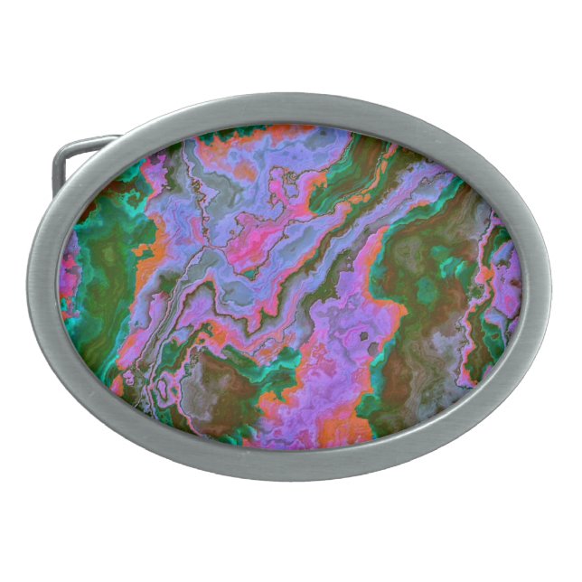 Sour Marble  Belt Buckle (Front)