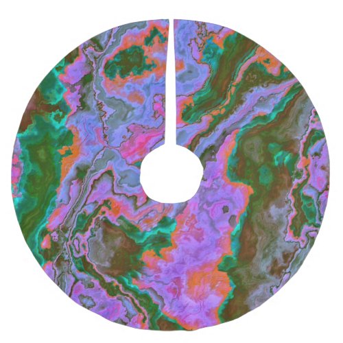 Sour Marble  Brushed Polyester Tree Skirt