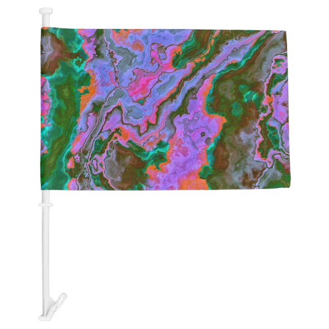 Sour Marble  Car Flag (Front)
