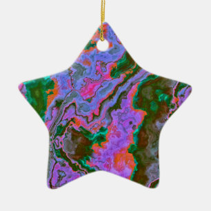 Sour Marble Ceramic Ornament