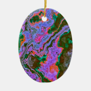 Sour Marble Ceramic Ornament