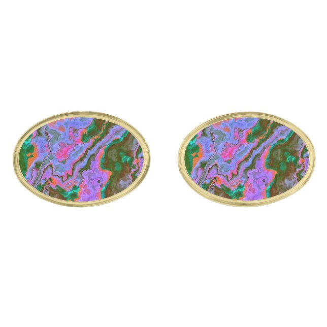 Sour Marble  Cufflinks (Front)