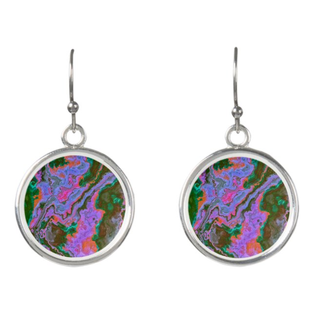 Sour Marble  Earrings (Front)