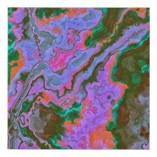 Sour Marble  Faux Canvas Print