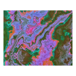 Sour Marble  Faux Canvas Print