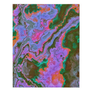Sour Marble  Faux Canvas Print