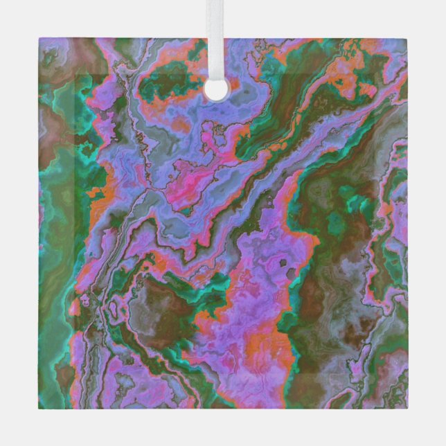 Sour Marble   Glass Ornament (Front)