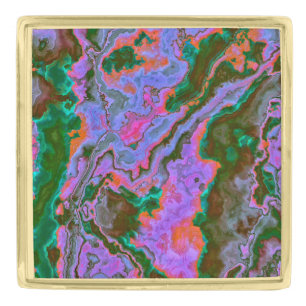 Sour Marble   Gold Finish Lapel Pin