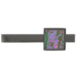 Sour Marble   Gunmetal Finish Tie Bar