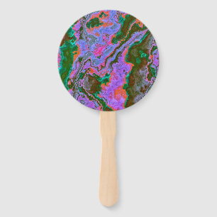 Sour Marble Hand Fan