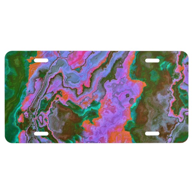 Sour Marble  License Plate (Front)