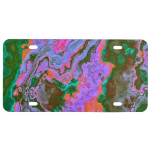 Sour Marble License Plate