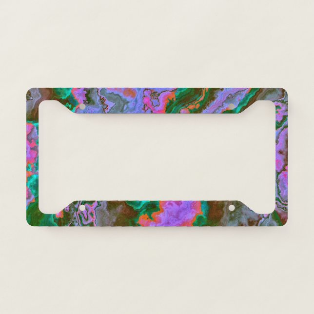 Sour Marble  License Plate Frame (Front)