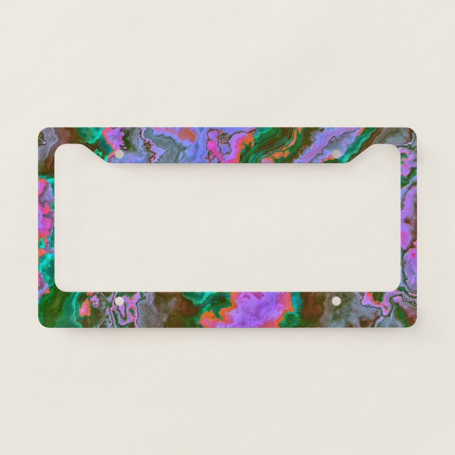 Sour Marble  License Plate Frame (Front)