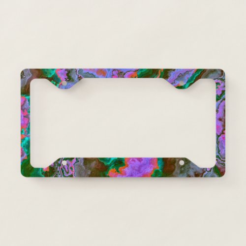 Sour Marble  License Plate Frame