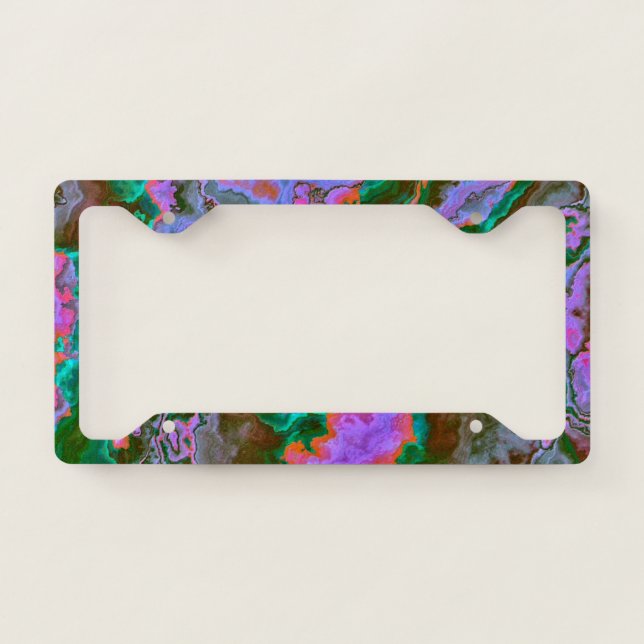 Sour Marble  License Plate Frame (Front)