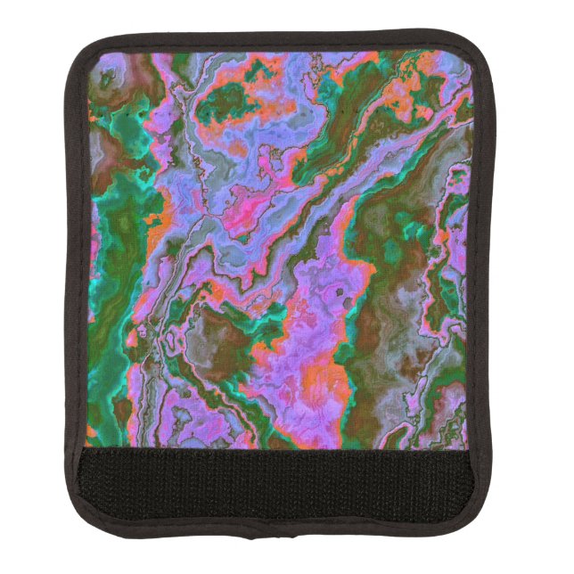 Sour Marble  Luggage Handle Wrap (Front)