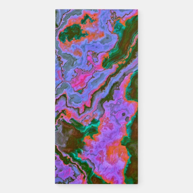 Sour Marble  Magnetic Notepad (Front)