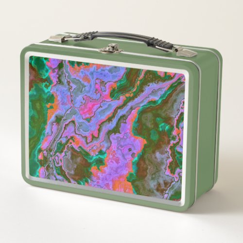 Sour Marble  Metal Lunch Box